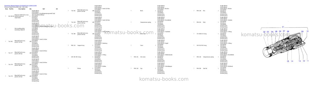 Komatsu pc5500-6e s/n 15108 Parts catalog cover
