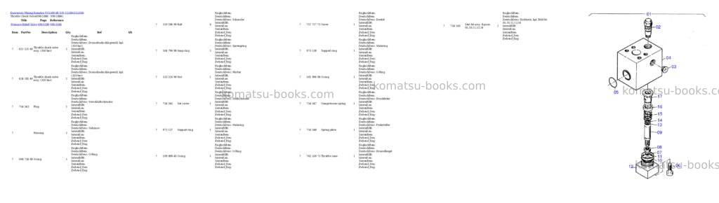 Komatsu pc5500-6e s/n 15108 Parts catalog cover Page 10