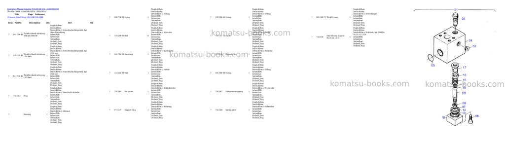 Komatsu pc5500-6e s/n 15108 Parts catalog cover Page 7