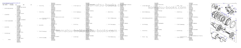Komatsu pc5500-6e s/n 15108 Parts catalog cover Page 8