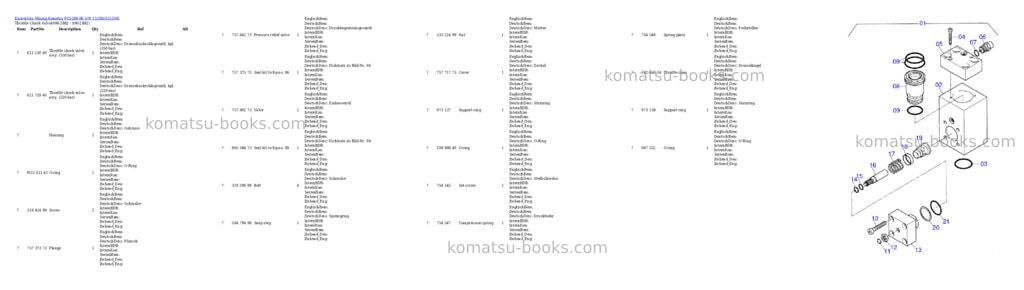 Komatsu pc5500-6e s/n 15108 Parts catalog cover Page 9