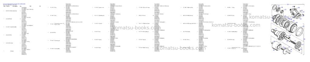 Komatsu pc5500-6 s/n 15109 Parts catalog cover Page 10 Komatsu pc5500-6 s/n 15109 Parts catalog cover Page 10