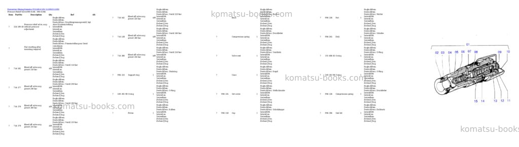 Komatsu pc5500-6 s/n 15109 Parts catalog cover Page 3 Komatsu pc5500-6 s/n 15109 Parts catalog cover Page 3