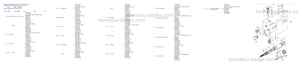 Komatsu pc5500-6 s/n 15109 Parts catalog cover Page 8 Komatsu pc5500-6 s/n 15109 Parts catalog cover Page 8