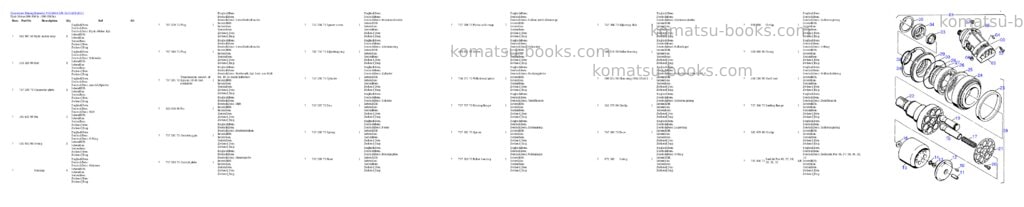 Komatsu pc5500-6 s/n 15111 Parts catalog cover Page 10 Komatsu pc5500-6 s/n 15111 Parts catalog cover Page 10
