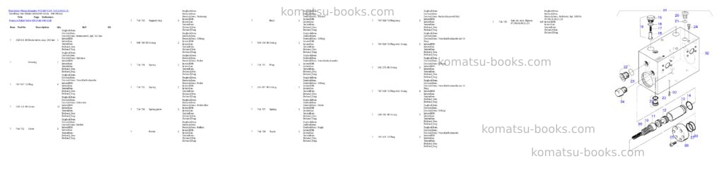 Komatsu pc5500-6 s/n 15111 Parts catalog cover Page 8 Komatsu pc5500-6 s/n 15111 Parts catalog cover Page 8