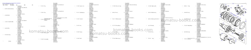 Komatsu pc5500-6 s/n 15112 Parts catalog cover Page 10 Komatsu pc5500-6 s/n 15112 Parts catalog cover Page 10