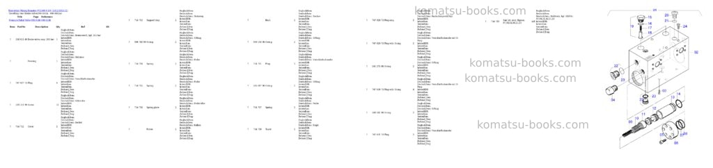 Komatsu pc5500-6 s/n 15112 Parts catalog cover Page 8 Komatsu pc5500-6 s/n 15112 Parts catalog cover Page 8