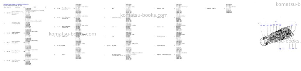 Komatsu pc5500-6 s/n 15113 Parts catalog cover Page 3 Komatsu pc5500-6 s/n 15113 Parts catalog cover Page 3