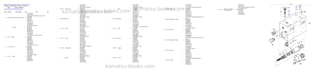 Komatsu pc5500-6 s/n 15113 Parts catalog cover Page 8 Komatsu pc5500-6 s/n 15113 Parts catalog cover Page 8