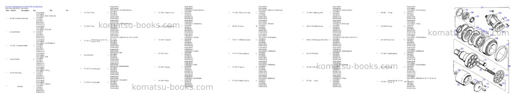 Komatsu pc5500-6 s/n 15114 Parts catalog cover Page 10 Komatsu pc5500-6 s/n 15114 Parts catalog cover Page 10