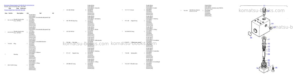 Komatsu pc5500-6e s/n 15115 Parts catalog cover Page 10