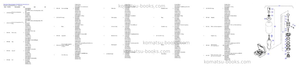 Komatsu pc5500-6e s/n 15115 Parts catalog cover Page 2