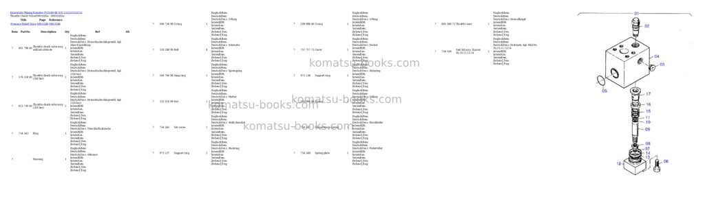 Komatsu pc5500-6e s/n 15115 Parts catalog cover Page 7