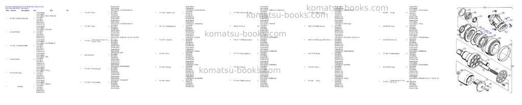 Komatsu pc5500-6e s/n 15115 Parts catalog cover Page 8