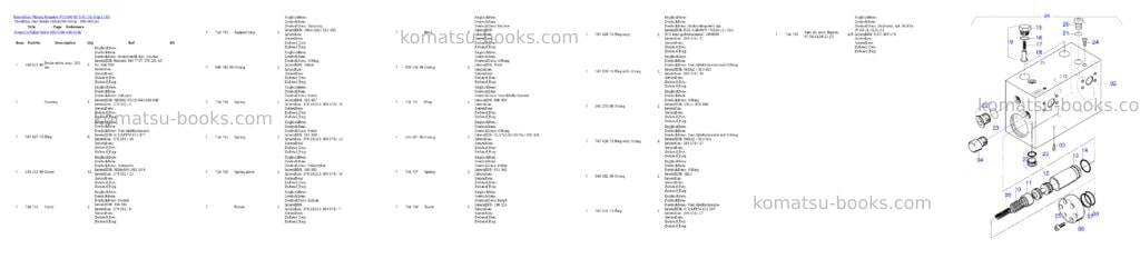 Komatsu pc5500-6e s/n 15116 Parts catalog cover Page 6