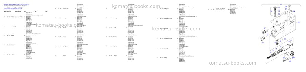 Komatsu pc5500-6 s/n 15117 Parts catalog cover Page 8 Komatsu pc5500-6 s/n 15117 Parts catalog cover Page 8