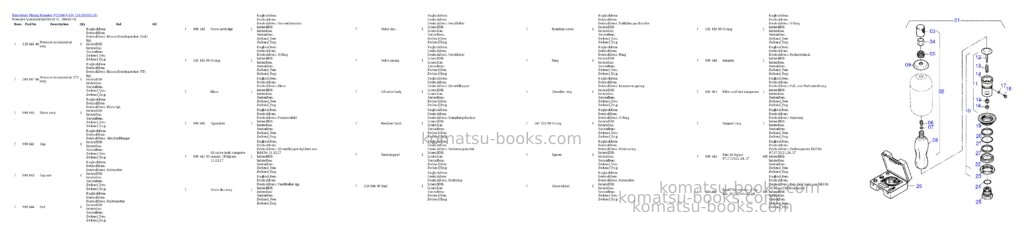Komatsu pc5500-6 s/n 15118 Parts catalog cover Page 4