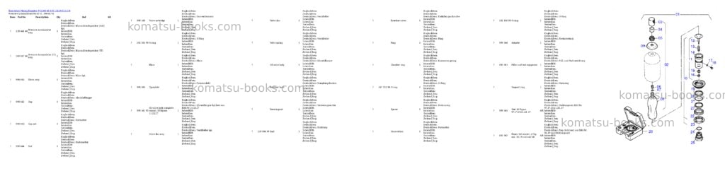 Komatsu pc5500-6e s/n 15119 Parts catalog cover Page 2