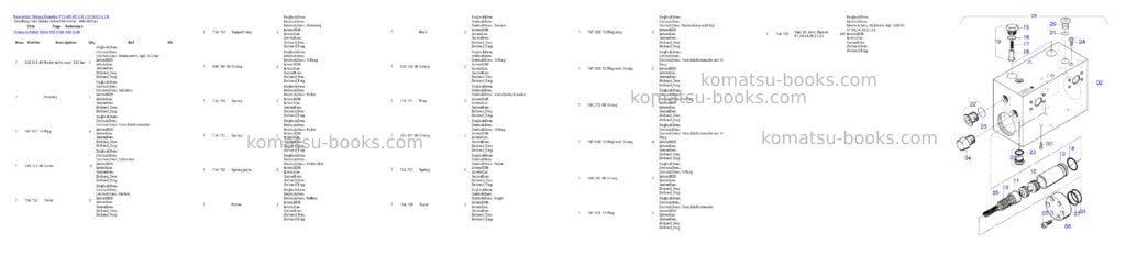 Komatsu pc5500-6e s/n 15119 Parts catalog cover Page 6