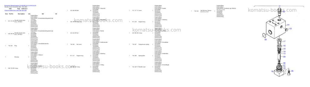 Komatsu pc5500-6e s/n 15119 Parts catalog cover Page 9