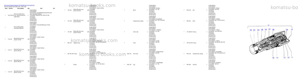 Komatsu pc5500-6e s/n 15121 Parts catalog cover Komatsu pc5500-6e s/n 15121 Parts catalog cover