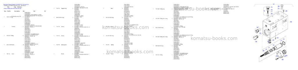 Komatsu pc5500-6e s/n 15121 Parts catalog cover Page 6 Komatsu pc5500-6e s/n 15121 Parts catalog cover Page 6