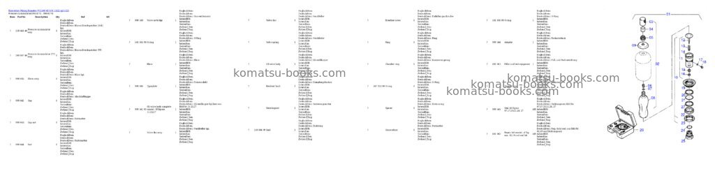 Komatsu pc5500-6e Parts catalog cover Page 12