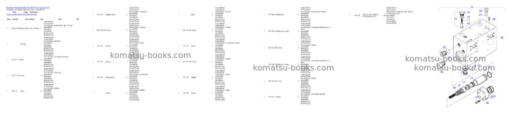 Komatsu pc5500-6e Parts catalog cover Page 16