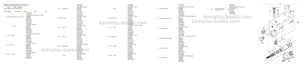 Komatsu pc5500-6 s/n 15123 Parts catalog cover Page 8 Komatsu pc5500-6 s/n 15123 Parts catalog cover Page 8