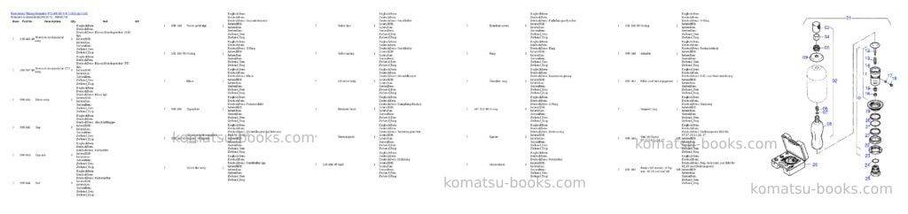 Komatsu pc5500-6e s/n 15124 Parts catalog cover Page 2