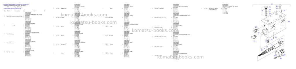 Komatsu pc5500-6e s/n 15124 Parts catalog cover Page 6