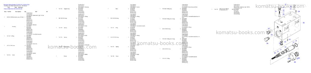Komatsu pc5500-6 s/n 15126 Parts catalog cover Page 6 Komatsu pc5500-6 s/n 15126 Parts catalog cover Page 6