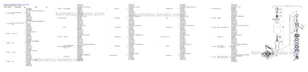 Komatsu pc5500-6 s/n 15127 Parts catalog cover Page 4 Komatsu pc5500-6 s/n 15127 Parts catalog cover Page 4