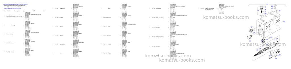 Komatsu pc5500-6 s/n 15127 Parts catalog cover Page 8 Komatsu pc5500-6 s/n 15127 Parts catalog cover Page 8