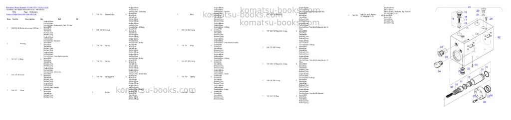 Komatsu pc5500-6 s/n 15128 Parts catalog cover Page 8 Komatsu pc5500-6 s/n 15128 Parts catalog cover Page 8