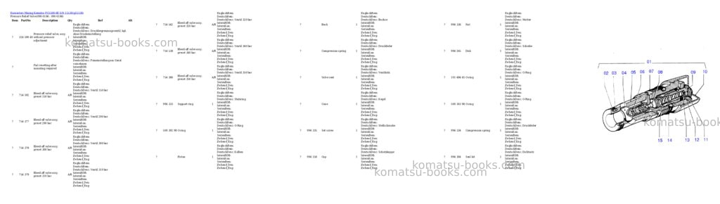 Komatsu pc5500-6e s/n 15130 Parts catalog cover