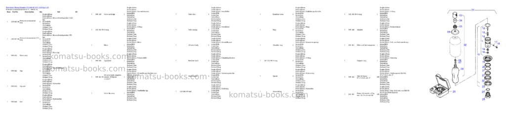 Komatsu pc5500-6e s/n 15130 Parts catalog cover Page 2