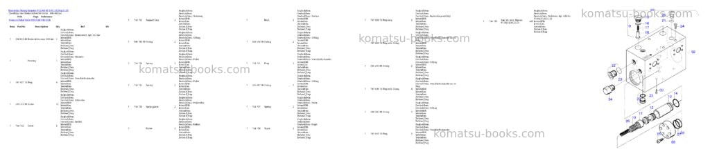 Komatsu pc5500-6e s/n 15130 Parts catalog cover Page 6