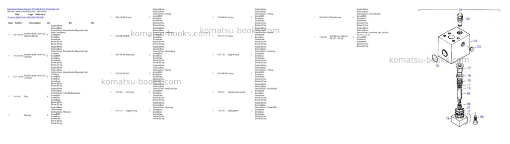 Komatsu pc5500-6e s/n 15130 Parts catalog cover Page 7