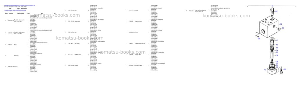 Komatsu pc5500-6e s/n 15130 Parts catalog cover Page 9