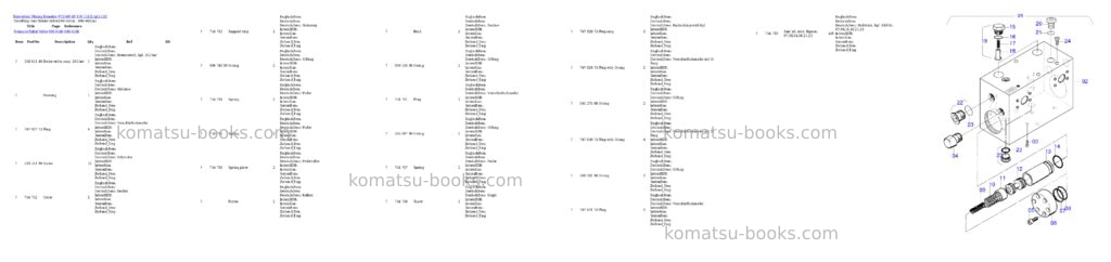 Komatsu pc5500-6e s/n 15132 Parts catalog cover Page 6