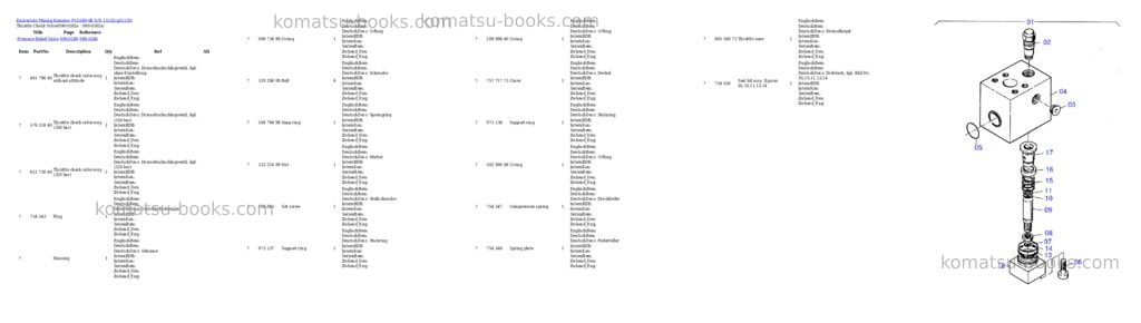 Komatsu pc5500-6e s/n 15132 Parts catalog cover Page 7