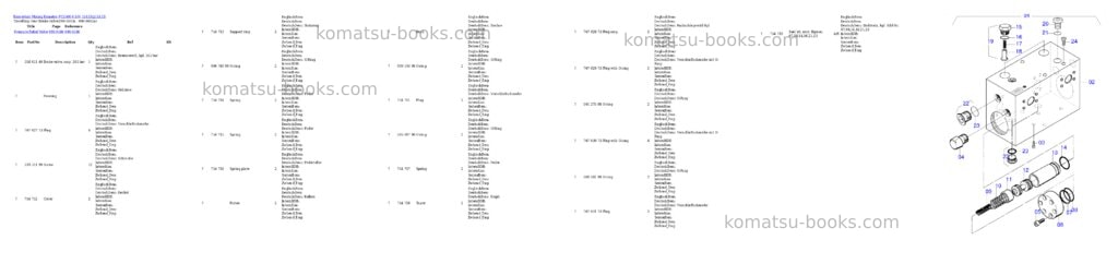 Komatsu pc5500-6 s/n 15133 Parts catalog cover Page 8 Komatsu pc5500-6 s/n 15133 Parts catalog cover Page 8