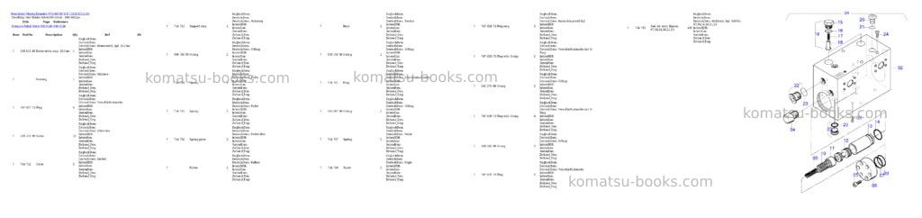 Komatsu pc5500-6e s/n 15134 Parts catalog cover Page 6 Komatsu pc5500-6e s/n 15134 Parts catalog cover Page 6
