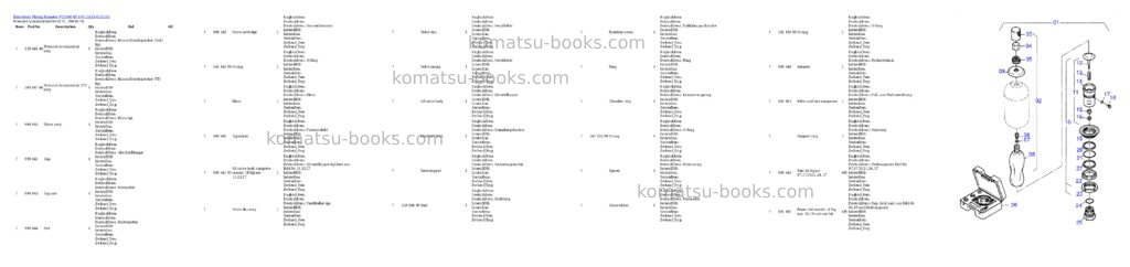 Komatsu pc5500-6e s/n 15135 Parts catalog cover