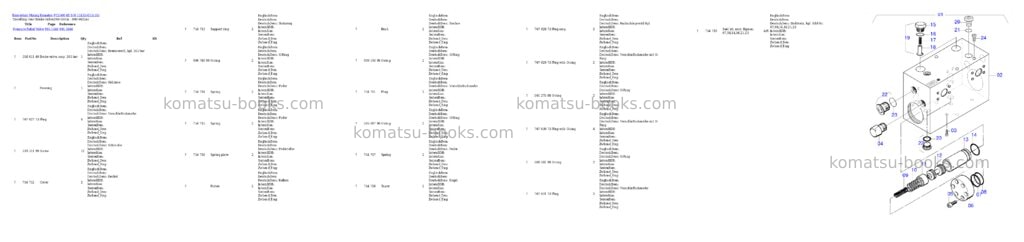 Komatsu pc5500-6e s/n 15135 Parts catalog cover Page 3