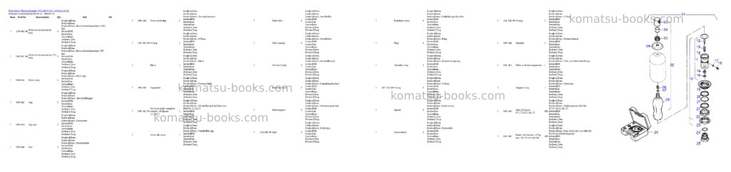 Komatsu pc5500-6 s/n 15136 Parts catalog cover Page 4 Komatsu pc5500-6 s/n 15136 Parts catalog cover Page 4