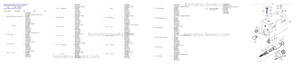 Komatsu pc5500-6 s/n 15138 Parts catalog cover Page 7 Komatsu pc5500-6 s/n 15138 Parts catalog cover Page 7