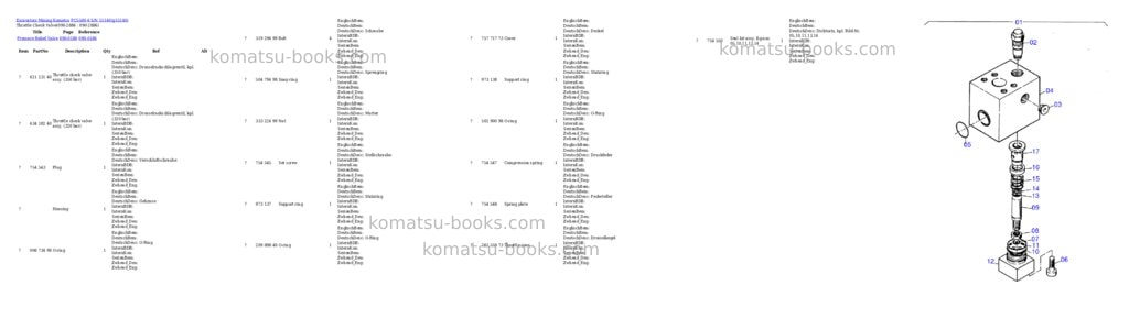Komatsu pc5500-6 s/n 15140 Parts catalog cover Page 10 Komatsu pc5500-6 s/n 15140 Parts catalog cover Page 10